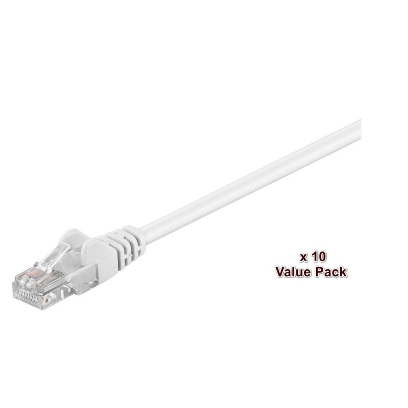 MicroConnect U/UTP CAT5e 10M White 10 Pack MicroConnect U/UTP CAT5e 10M White 10 Pack